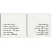 Ivory Christmas Quote Canvas Art Prints, Set of 2
