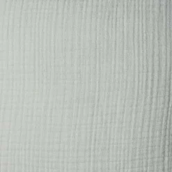 Ivory Gauze Organic Tassel Throw Pillow