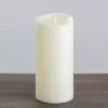 Ivory LED Soft Flame Pillar Candle, 5x11 in.