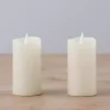 Ivory LED Soft Flame Votive Candle, Set of 2
