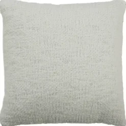 Ivory Soft Nubby Woven Pillow