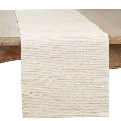 Ivory Water Hyacinth Table Runner