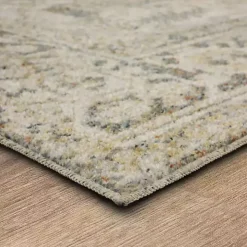 Ivory Wilcox Medallion Area Rug, 6x9