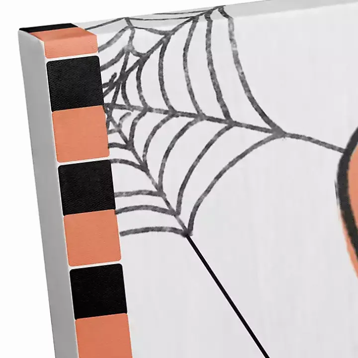 Jack O' Lantern Stack Halloween Canvas Art Print