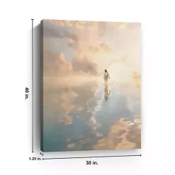Jesus Walking on Water Canvas Art Print, 30x40 in.