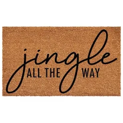 Jingle All the Way Coir Doormat