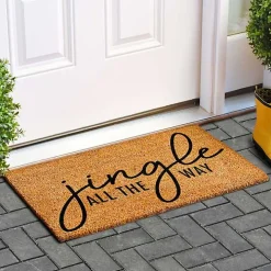 Jingle All the Way Coir Doormat