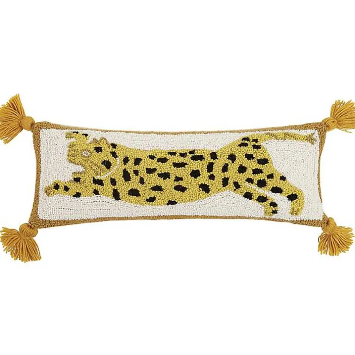 Justina Blakeney Cheetah Wool Lumbar Pillow