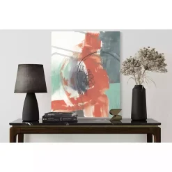 Juxtaposed Coral I Canvas Art Print