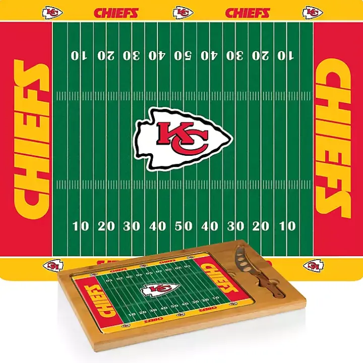 Kansas City Chiefs Cutting Board & Knife Set