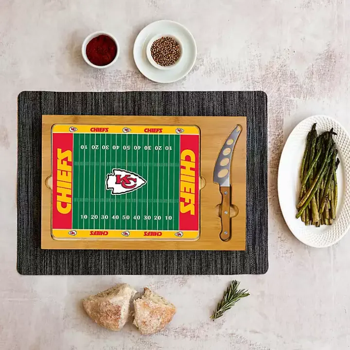 Kansas City Chiefs Cutting Board & Knife Set