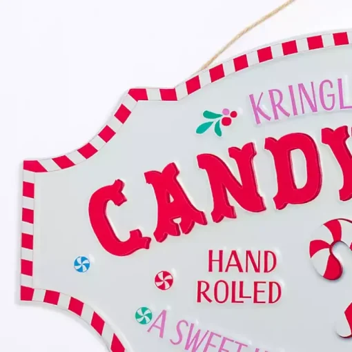Kringle Candy Co Christmas Wall Plaque