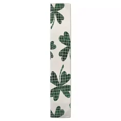 Large Plaid Clover Table Runner, 72 in.