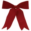 Large Red Velvet Christmas Bows, Set of 2