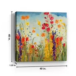 Laughter Giclee Canvas Art Print, 40x40 in.