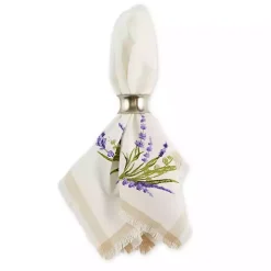 Lavender Sprigs Cotton Napkins, Set of 4