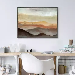 Layered View II Framed Canvas Art Print, 40x30 in.