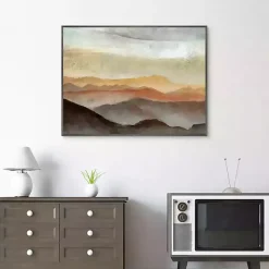 Layered View II Framed Canvas Art Print, 40x30 in.