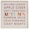 Leaves Cider Sweaters Framed Wall Plaque