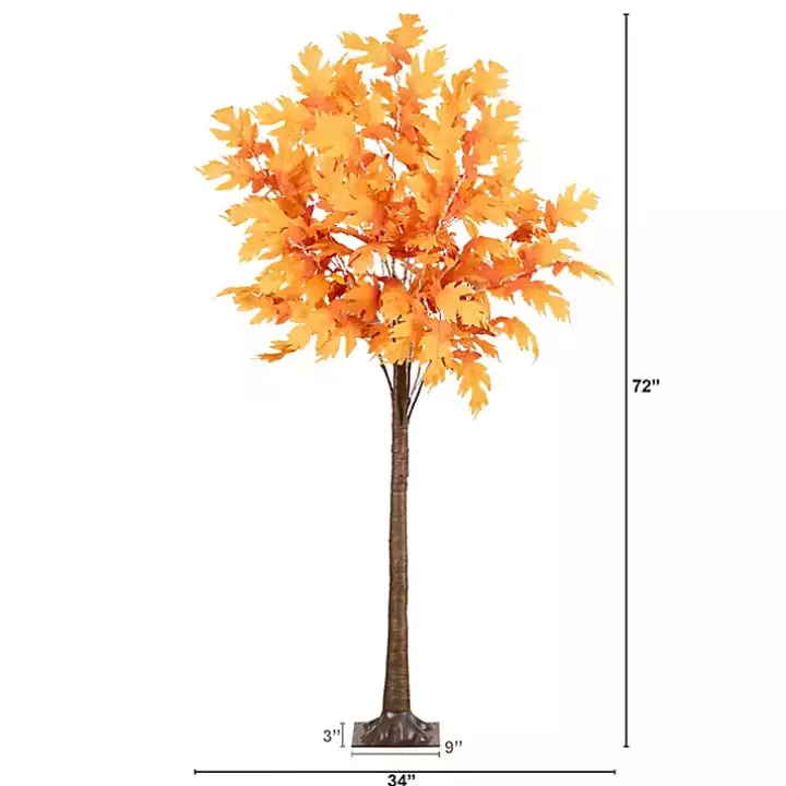 LED Autumn Maple Tree, 6 ft.