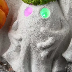 LED Ghost Trio Halloween Statue