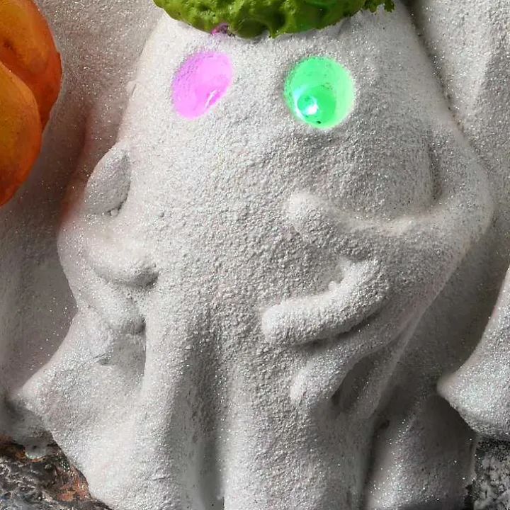LED Ghost Trio Halloween Statue