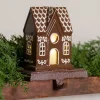 LED Gingerbread House I Stocking Holder