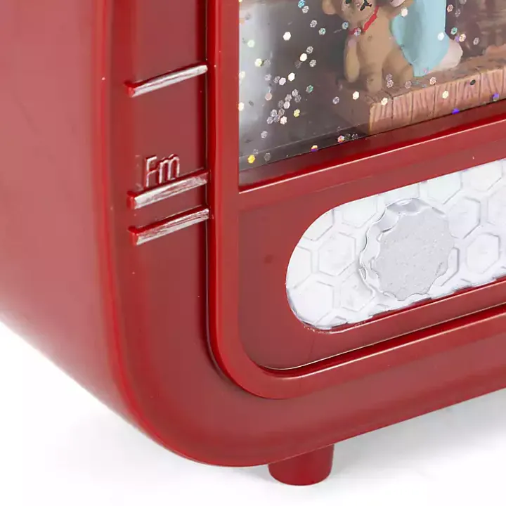LED Holiday Radio Water Globe