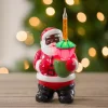 LED Santa with Bubble Light Figurine