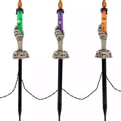 LED Skeleton Hand Candles, Set of 6
