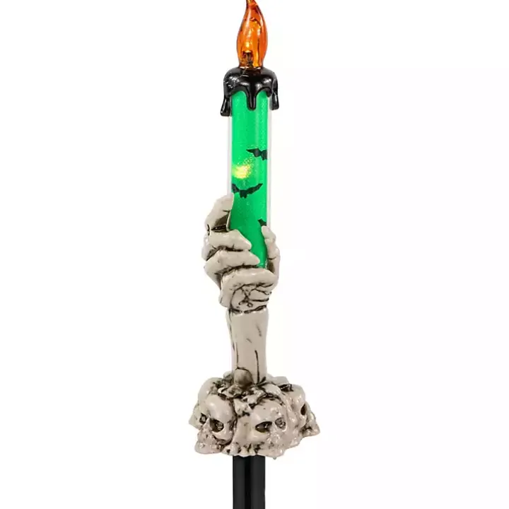 LED Skeleton Hand Candles, Set of 6