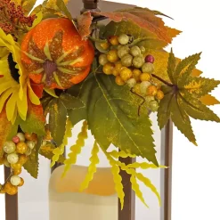 LED Sunflower and Pumpkin Lantern