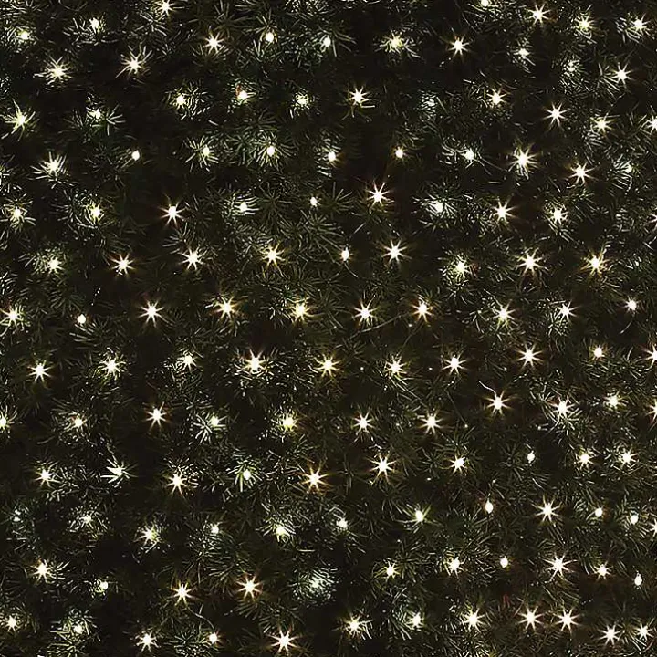 LED White Purple & Orange Light Net