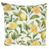 Lemon Blooms Outdoor Pillow