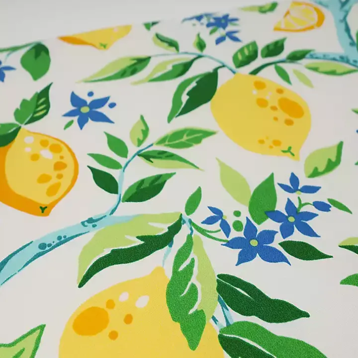 Lemon Tree Tufted Outdoor Seat Cushions, Set of 2