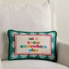Let it Snow Somewhere Else Needlepoint Pillow