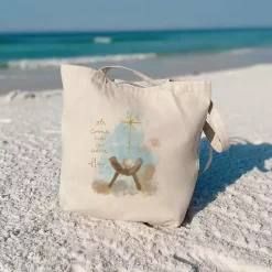 Let us Adore Him Canvas Tote Bag