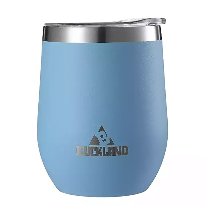 Light Blue Stainless Steel Wine Tumbler
