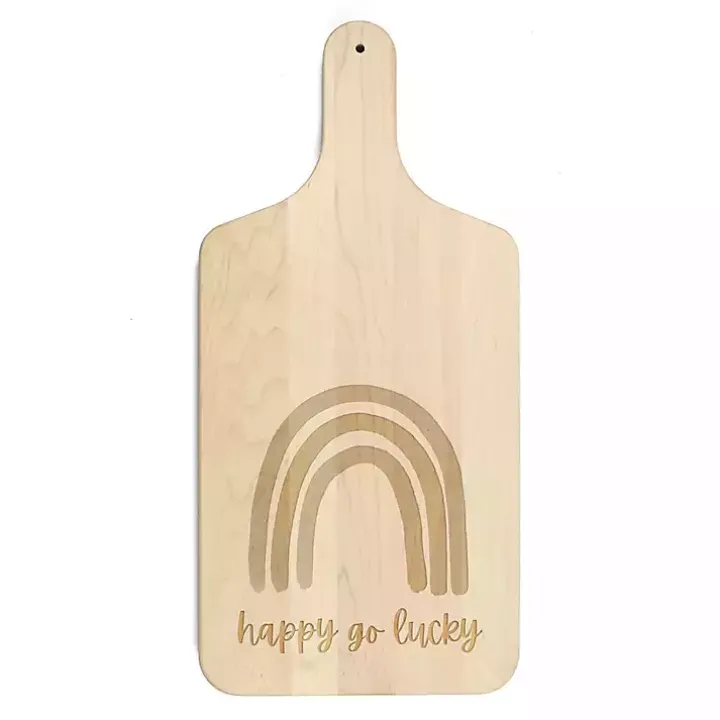 Light Brown Happy Go Lucky Cutting Board