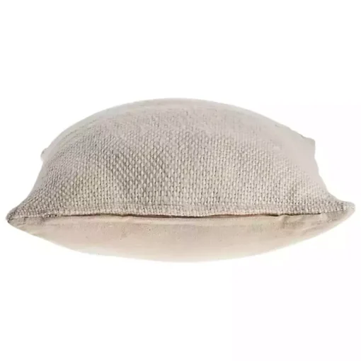 Light Cream Solid Accent Pillow