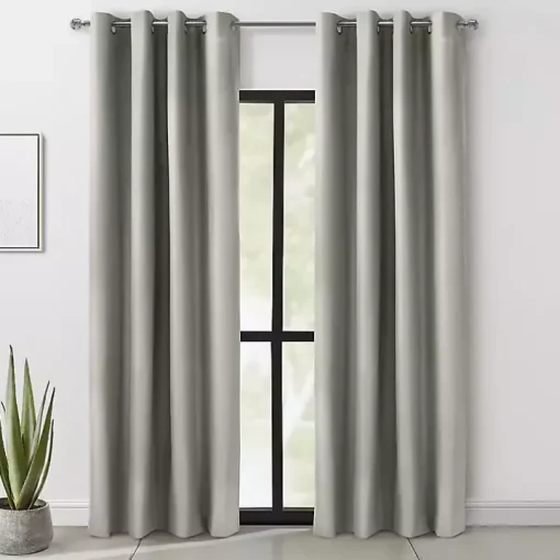 Light Gray Alpine Blackout Curtain Panel, 108 in.