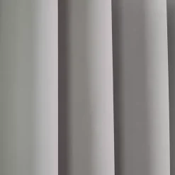 Light Gray Knotted Curtain Panel Set, 84 in.