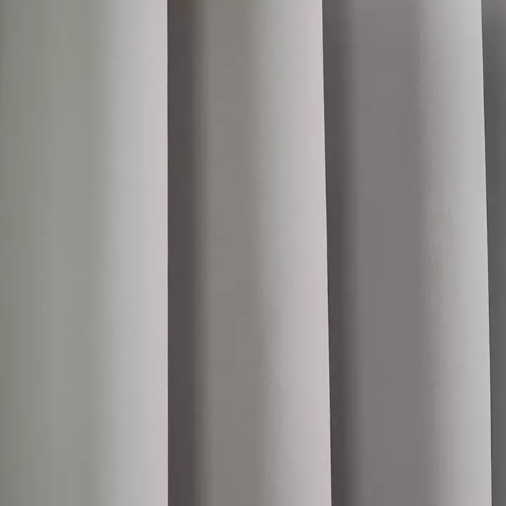 Light Gray Knotted Curtain Panel Set, 84 in.