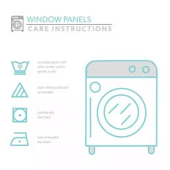 Light Gray Knotted Curtain Panel Set, 84 in.