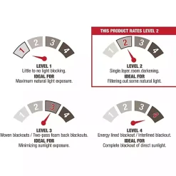 Light Gray Lila Curtain Panel Set, 84 in.