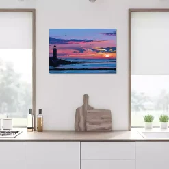 Lighthouse Coastal Canvas Art Print