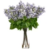 Lilac Arrangement in Glass Vase