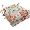Lily Paisley Tufted Outdoor Seat Cushion, Set of 2