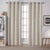 Linen Sateen Curtain Panel Set, 96 in.
