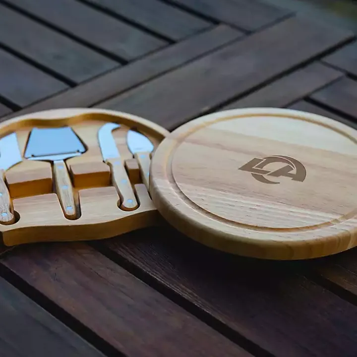 Los Angeles Rams Cheese Board and Tool Set